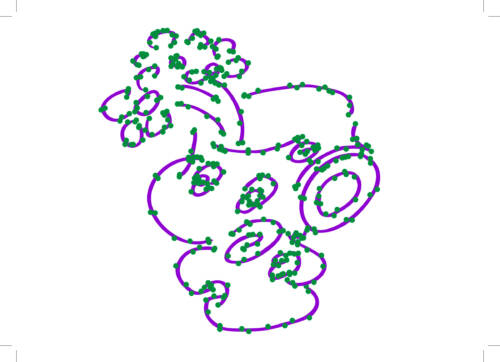 Edition Ventile Grusskarten Purple Green 2