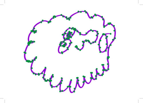 Edition Ventile Grusskarten Purple Green 3